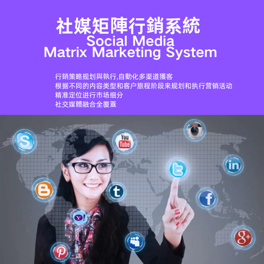 Ai 社媒矩陣行銷系統 Ai Social Media Matrix Marketing System